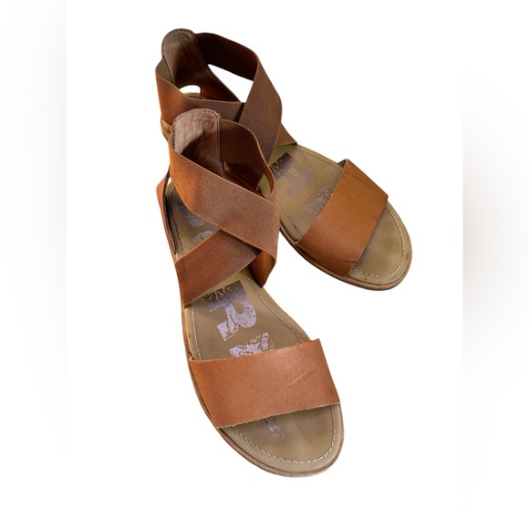 Sorrel Ella Leather Flat Sandals Women’s 9 - Picture 6 of 6